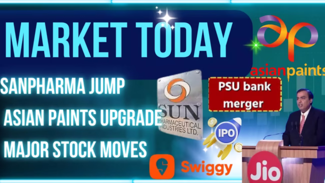 Indian stock market update today